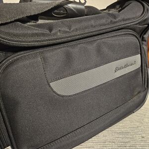 Classic Charcoal and Black Travel Duffel Bag